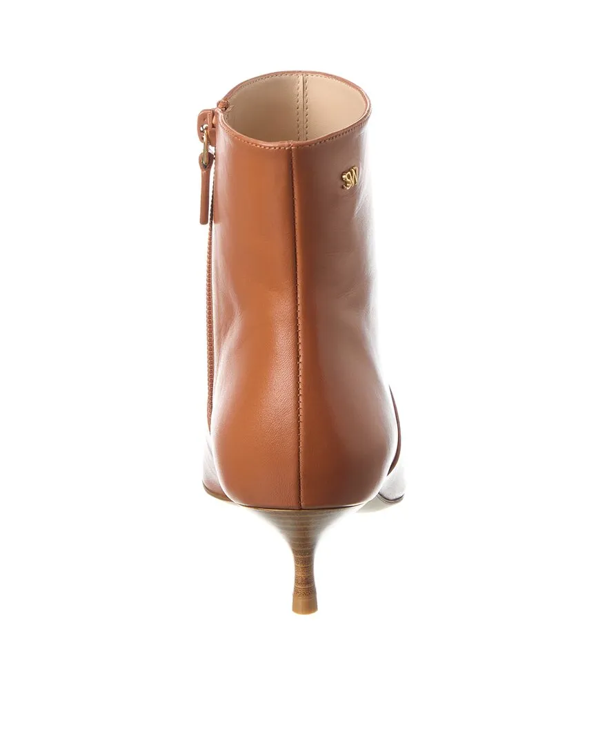 Stuart Weitzman Mara 50 Zip Leather Bootie