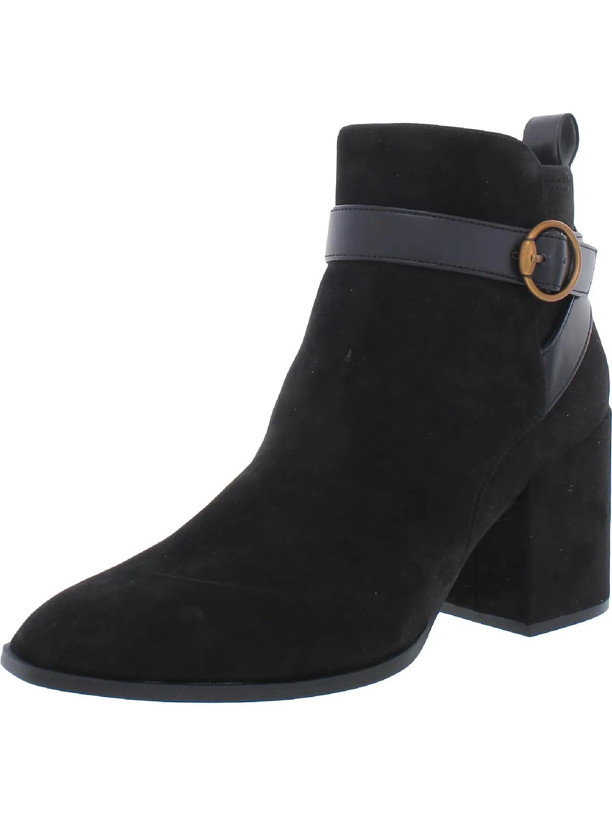 Tenley Womens Zipper Square Toe Booties