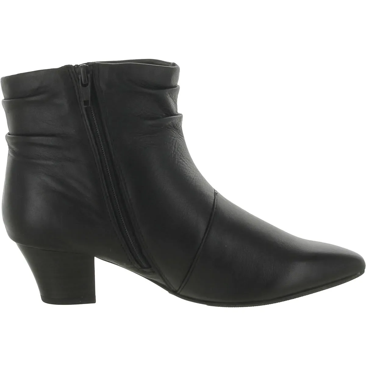 Teresa Skip Womens Suede Almond Toe Booties