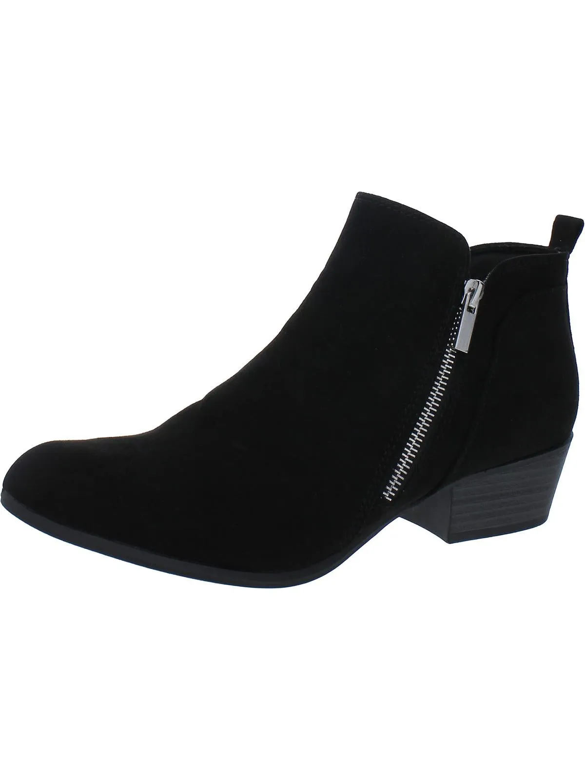Timber Womens Faux Suede Round Toe Ankle Boots