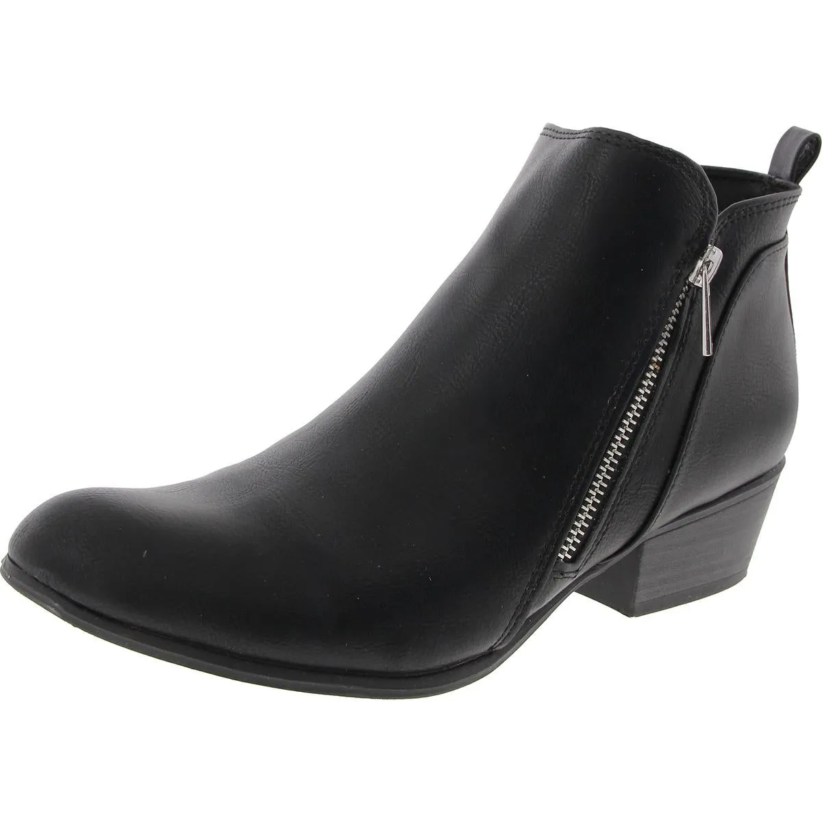 Timber Womens Faux Suede Round Toe Ankle Boots