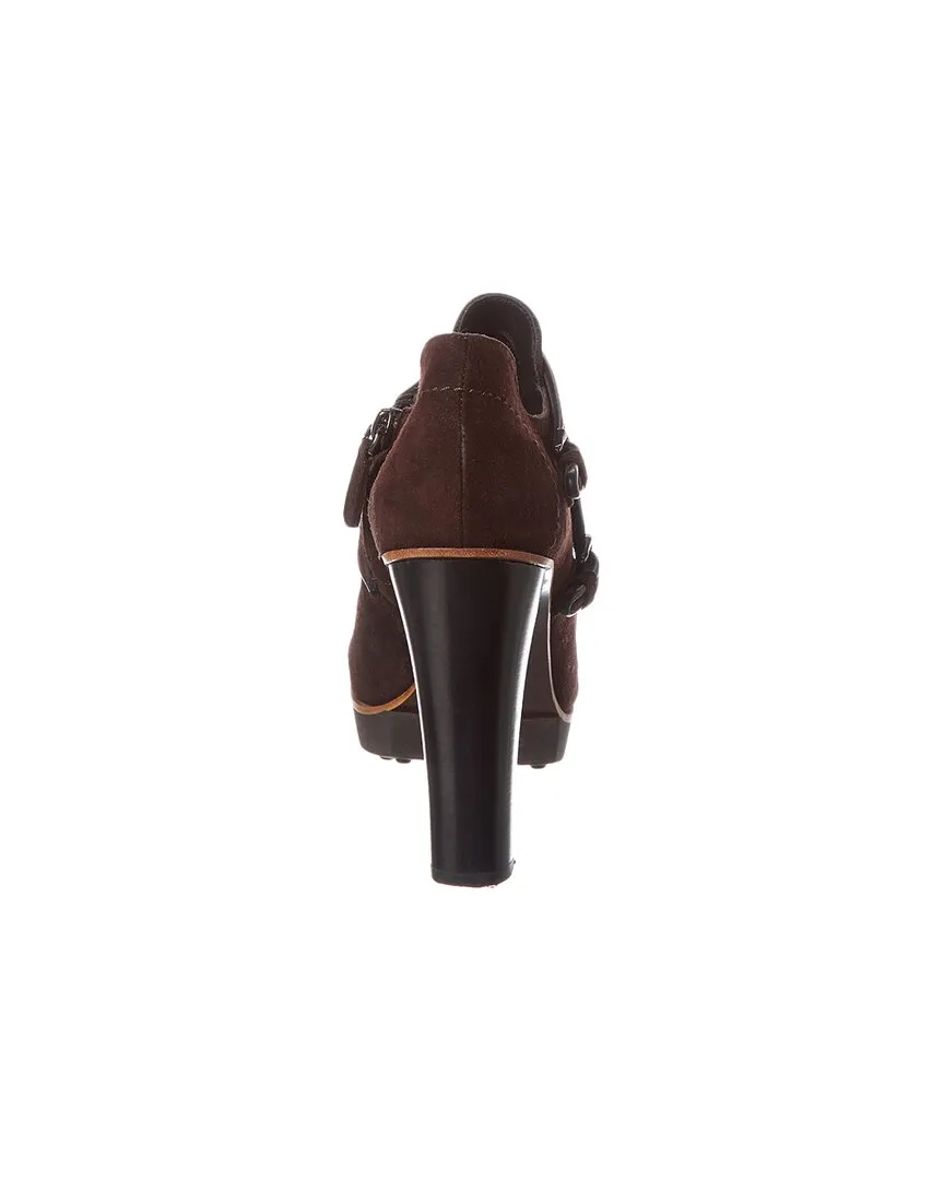 TODs Suede Bootie