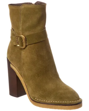 TODs Suede Bootie