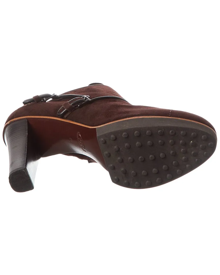 TODs Suede Bootie