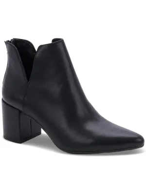 Trey Womens Leather Ankle Booties