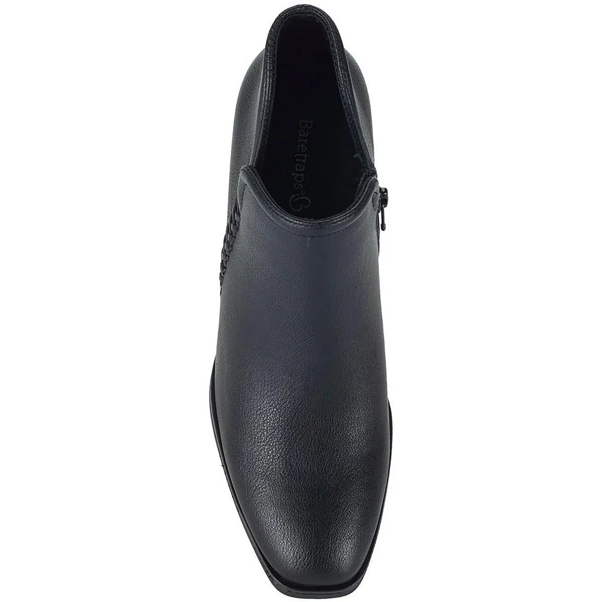 Tristen Womens Faux Leather Ankle Booties