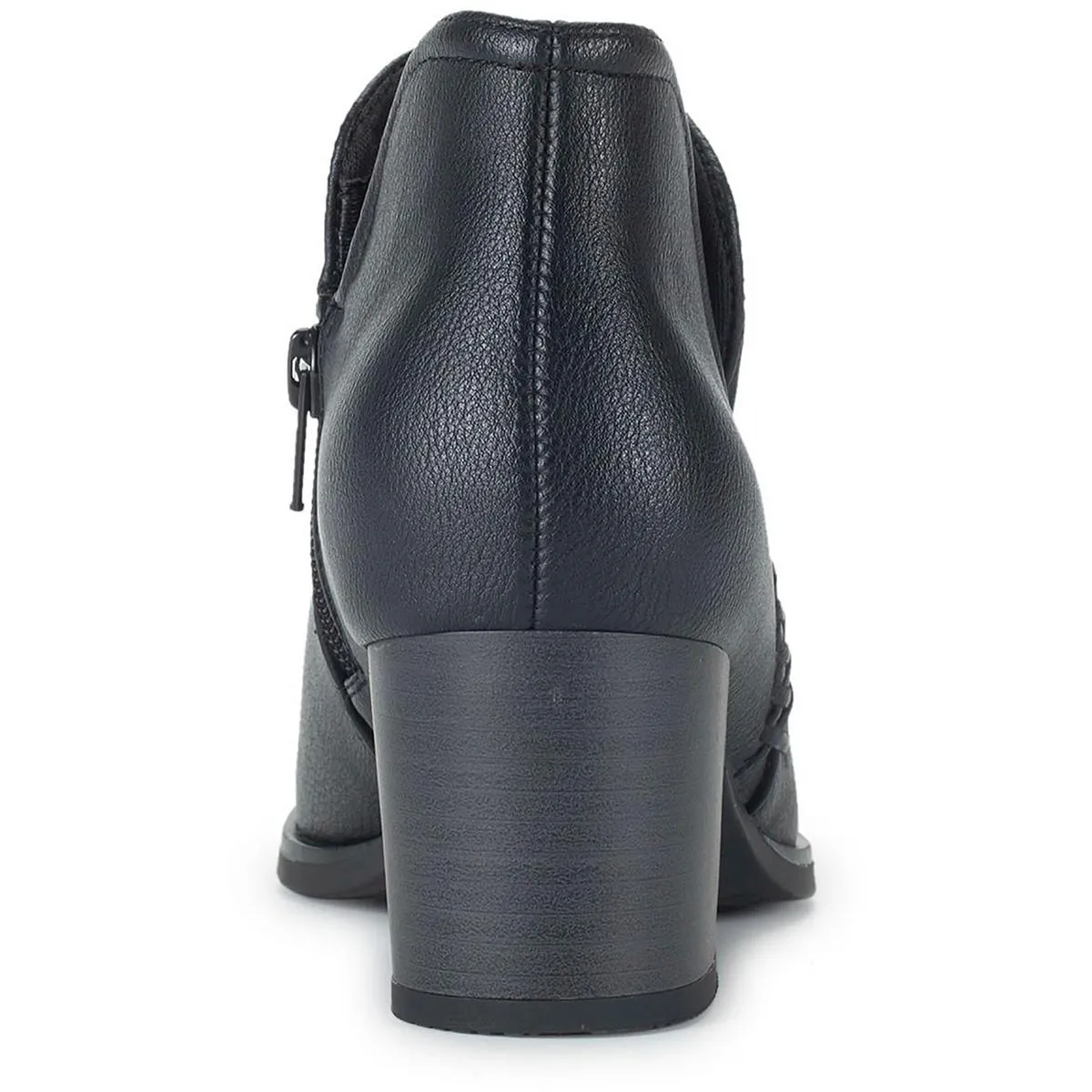 Tristen Womens Faux Leather Ankle Booties