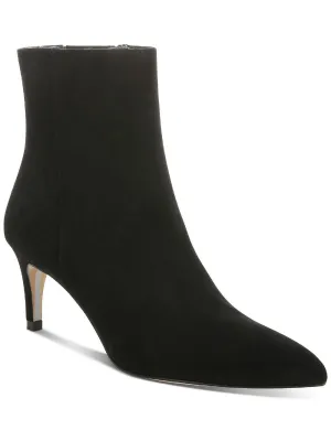 Ulissa Womens Zipper Heels Ankle Boots