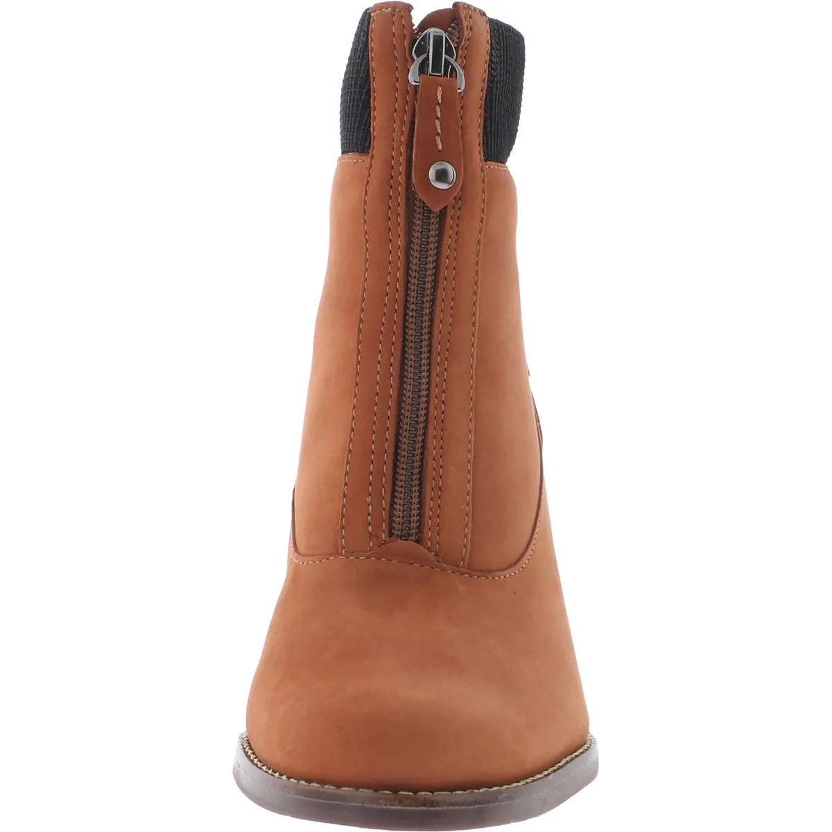 University Pl. Womens Block Heel Stacked Heel Ankle Boots