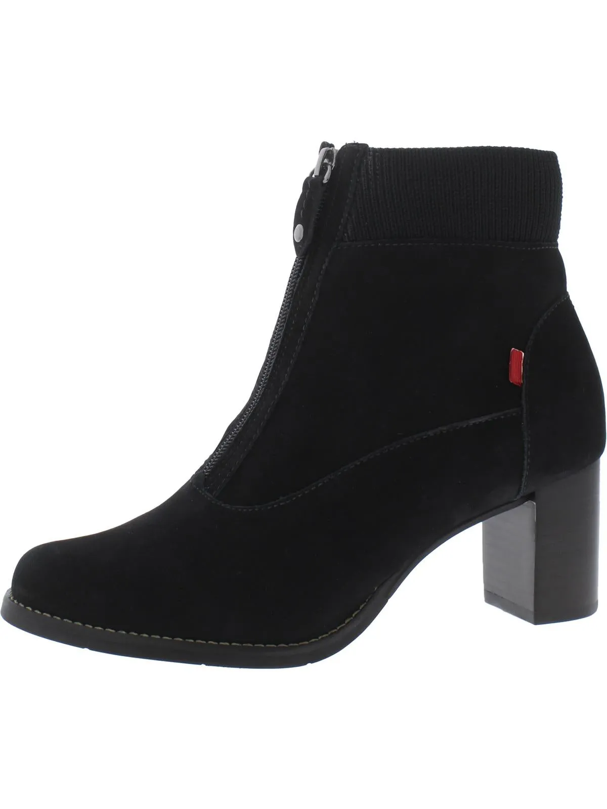 University Pl. Womens Block Heel Stacked Heel Ankle Boots