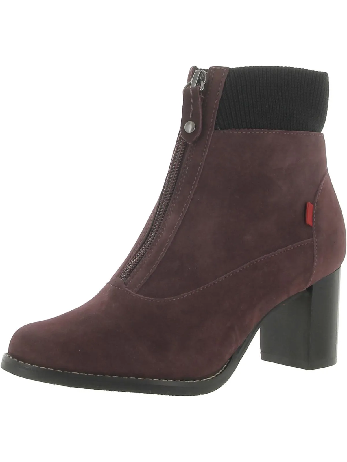 University Pl. Womens Block Heel Stacked Heel Ankle Boots