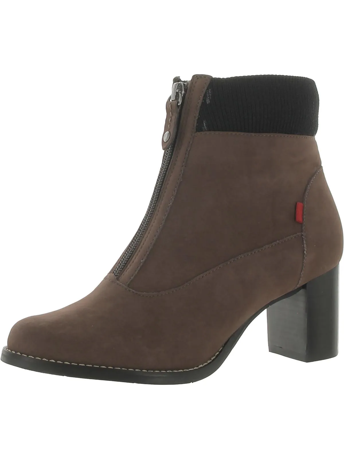 University Pl. Womens Block Heel Stacked Heel Ankle Boots
