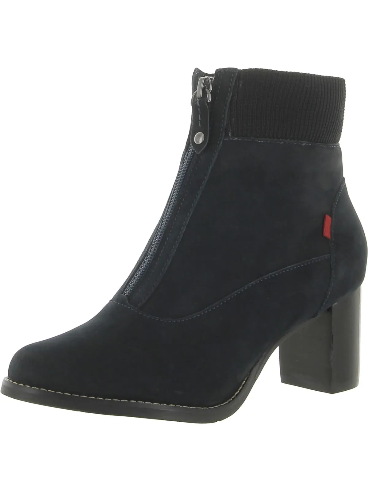 University Pl. Womens Block Heel Stacked Heel Ankle Boots