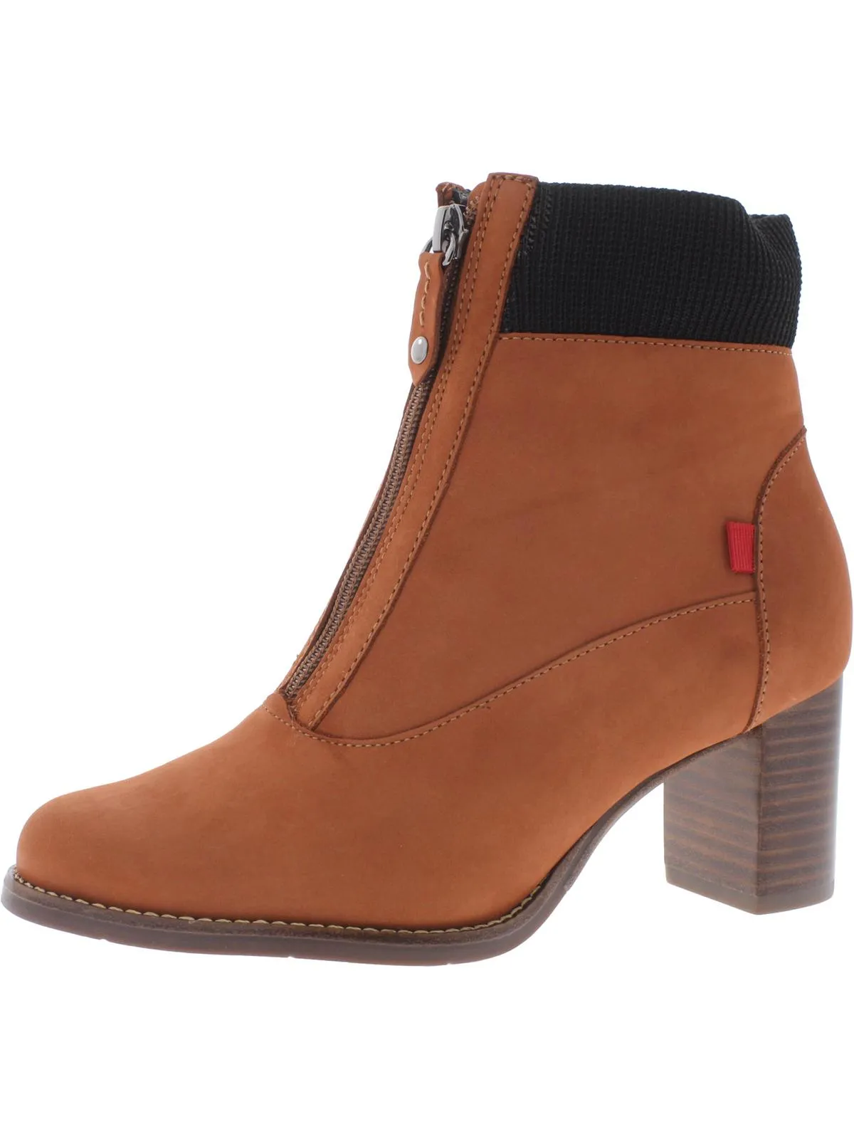 University Pl. Womens Block Heel Stacked Heel Ankle Boots