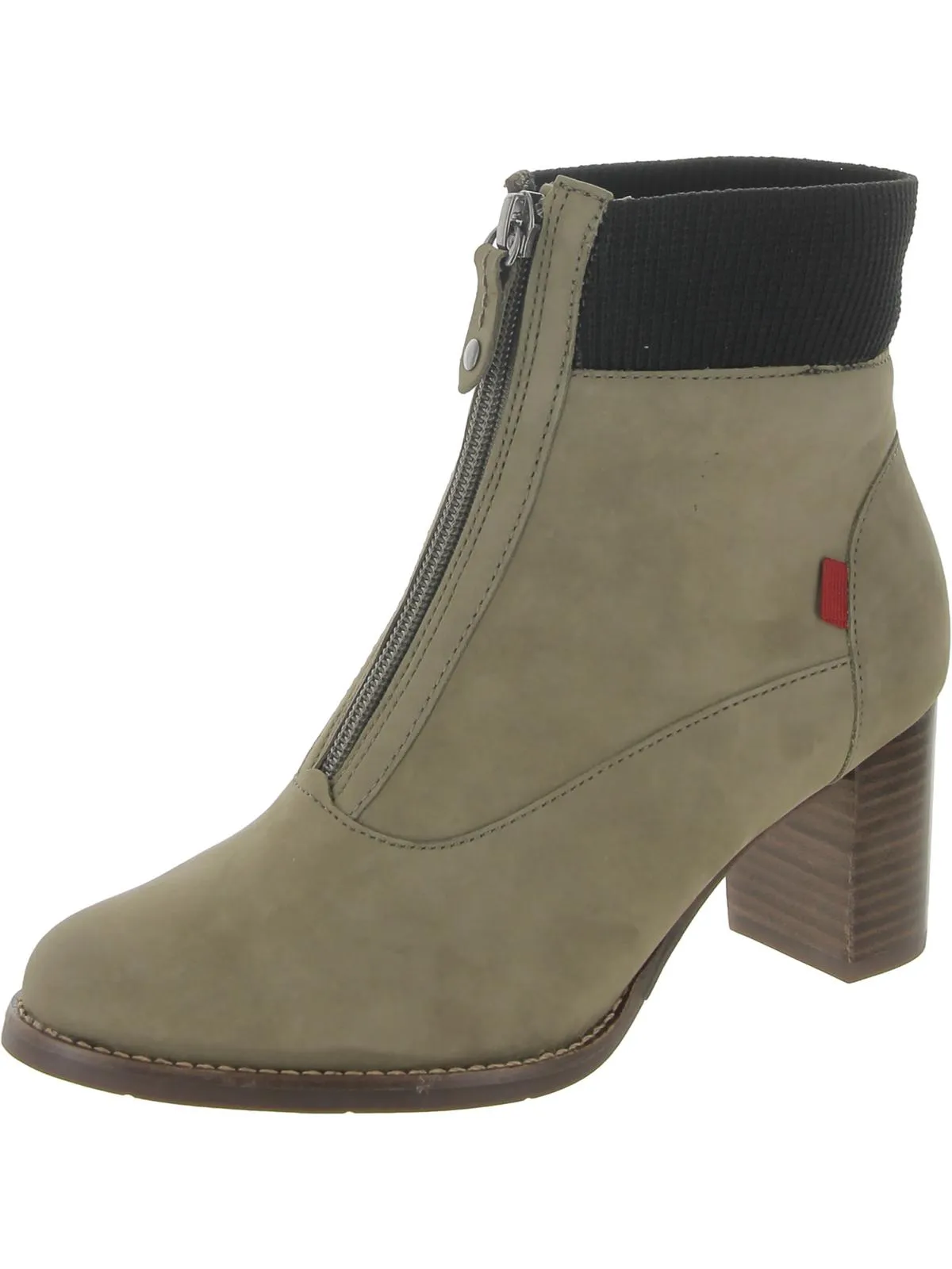 University Pl. Womens Block Heel Stacked Heel Ankle Boots