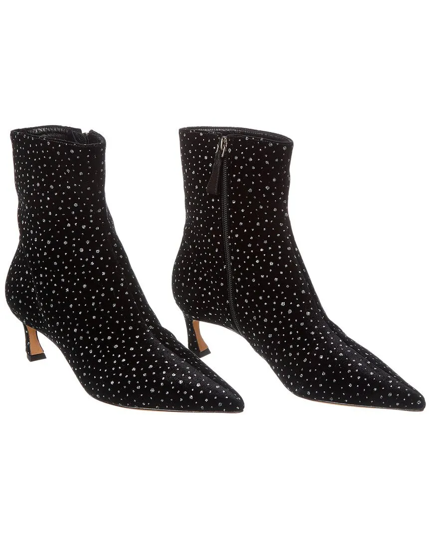 Vintage Alexandre Birman Myra 50 Velvet Bootie