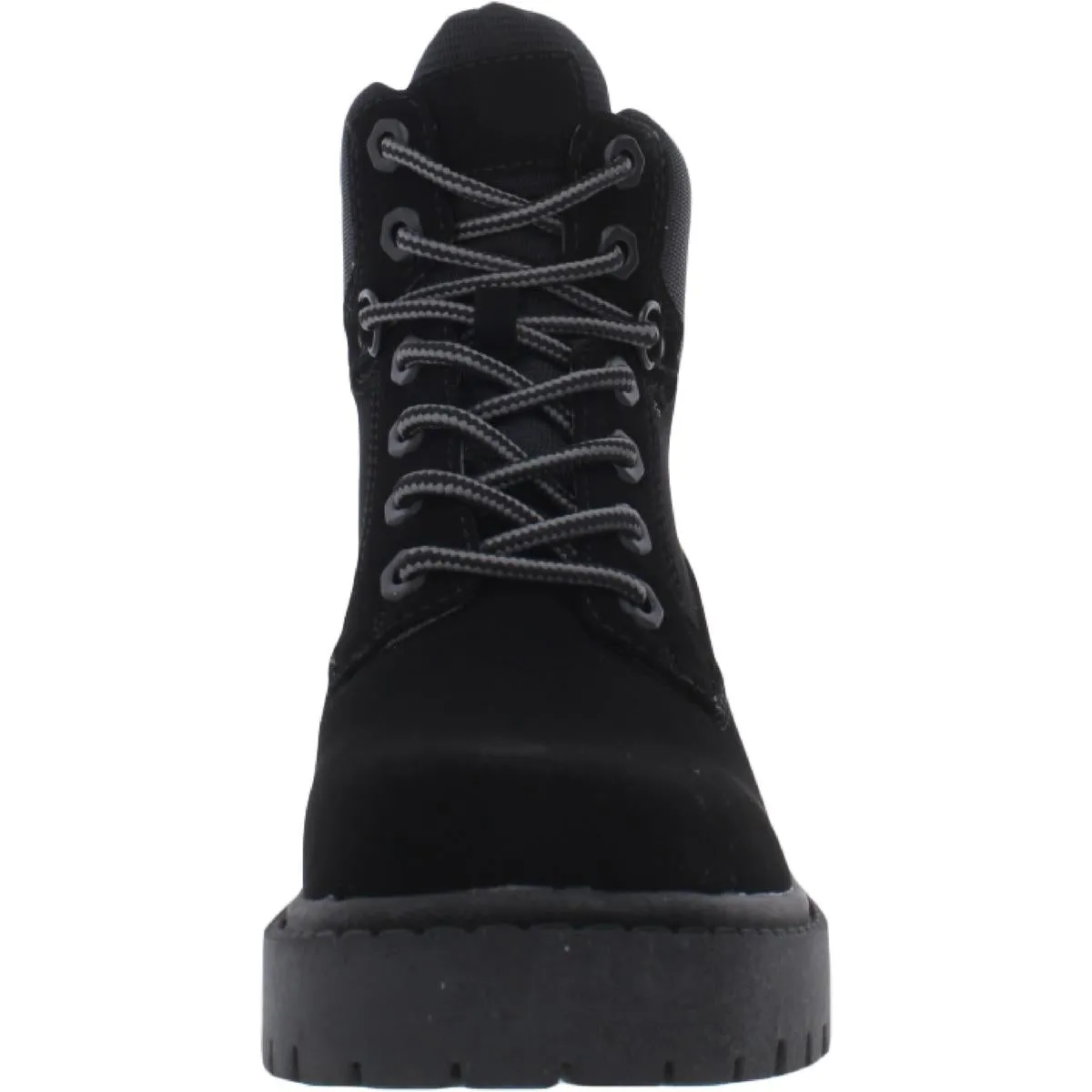 Weston-A Womens Faux Leather Platform Ankle Boots
