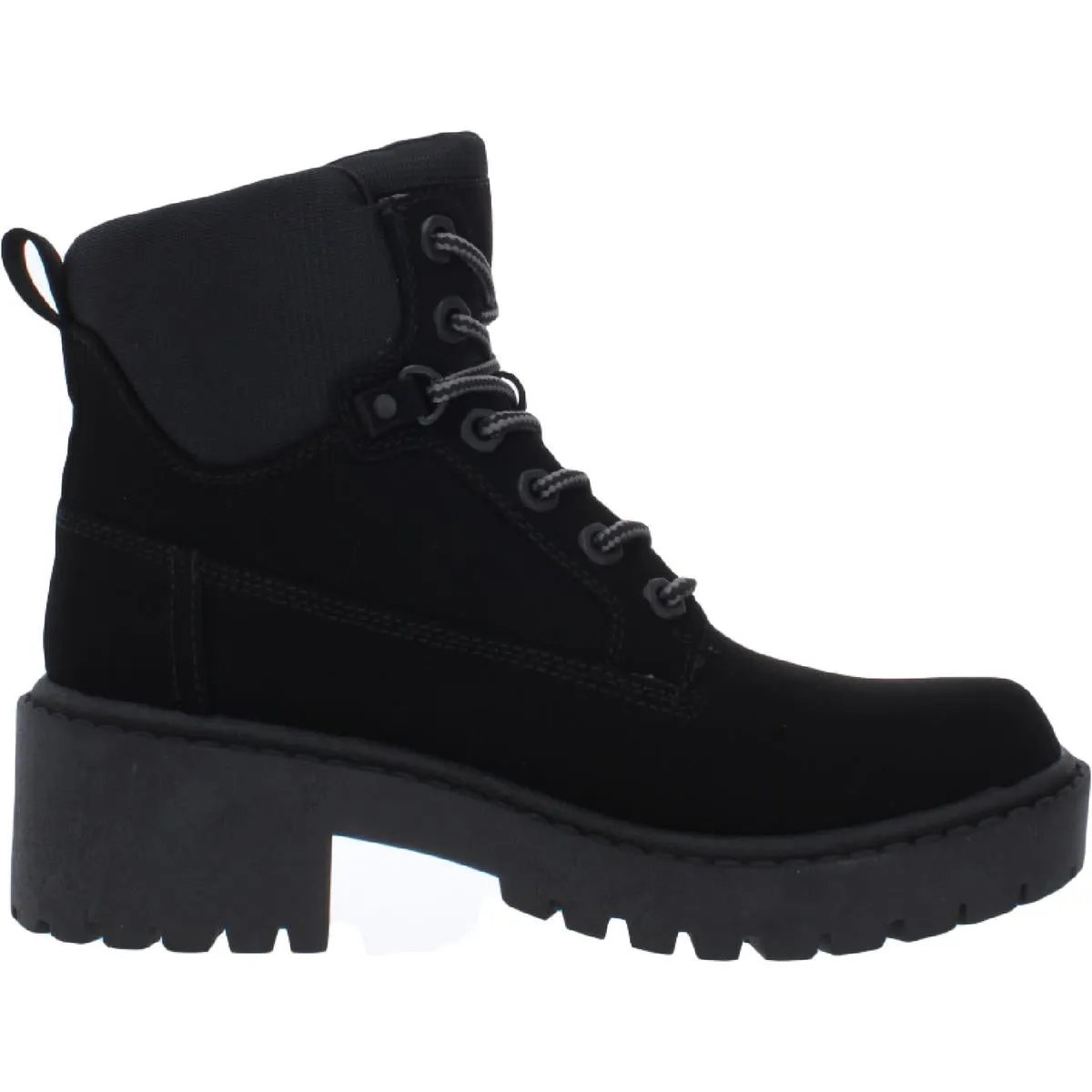 Weston-A Womens Faux Leather Platform Ankle Boots