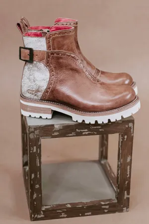 Women Brianna Ankle Boot In Tan Rustic Nectar Lux