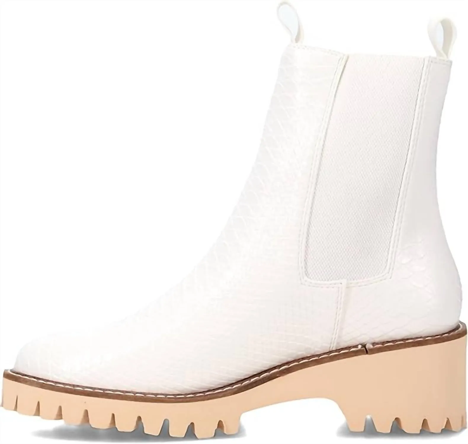 Women Chase Bootie In White
