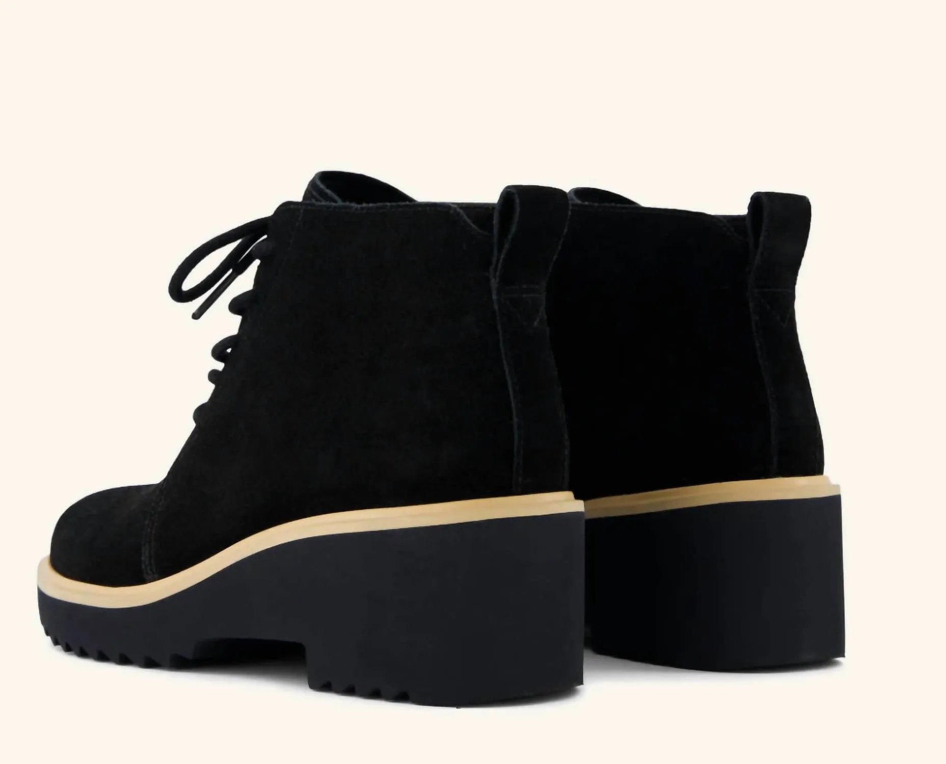 Women Maude Lace Up Boot In Black