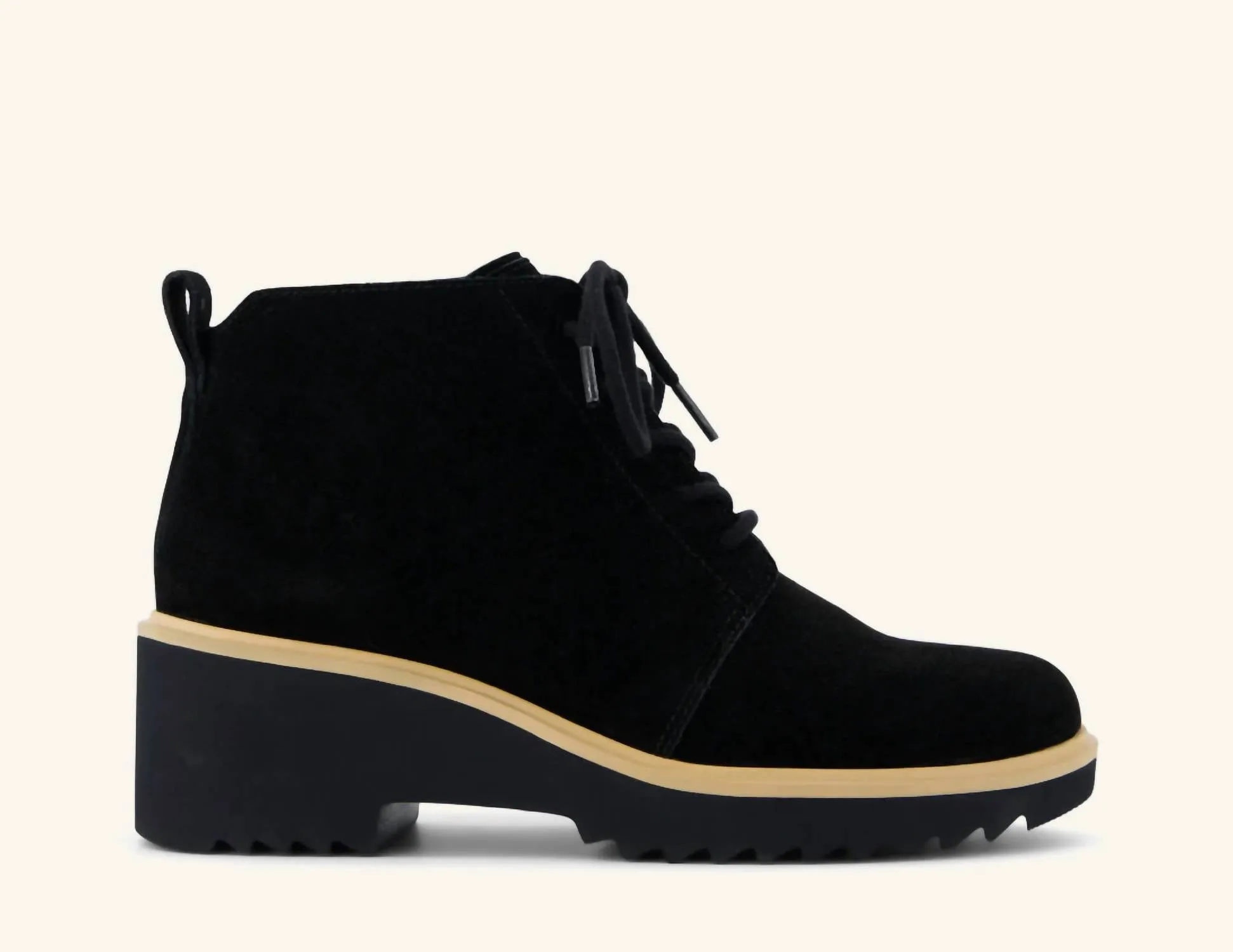 Women Maude Lace Up Boot In Black