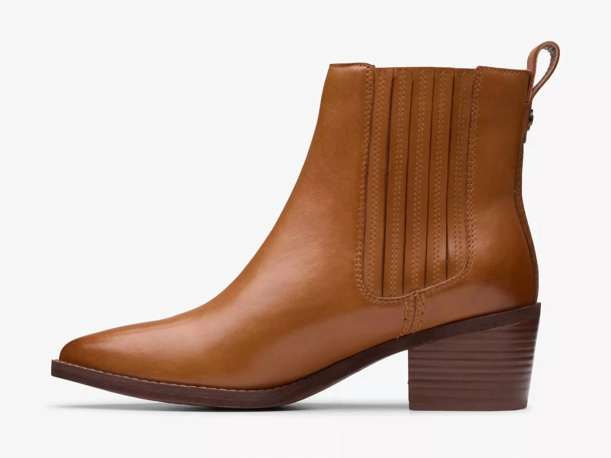 Women Morzine Top Boots In Tan Leather