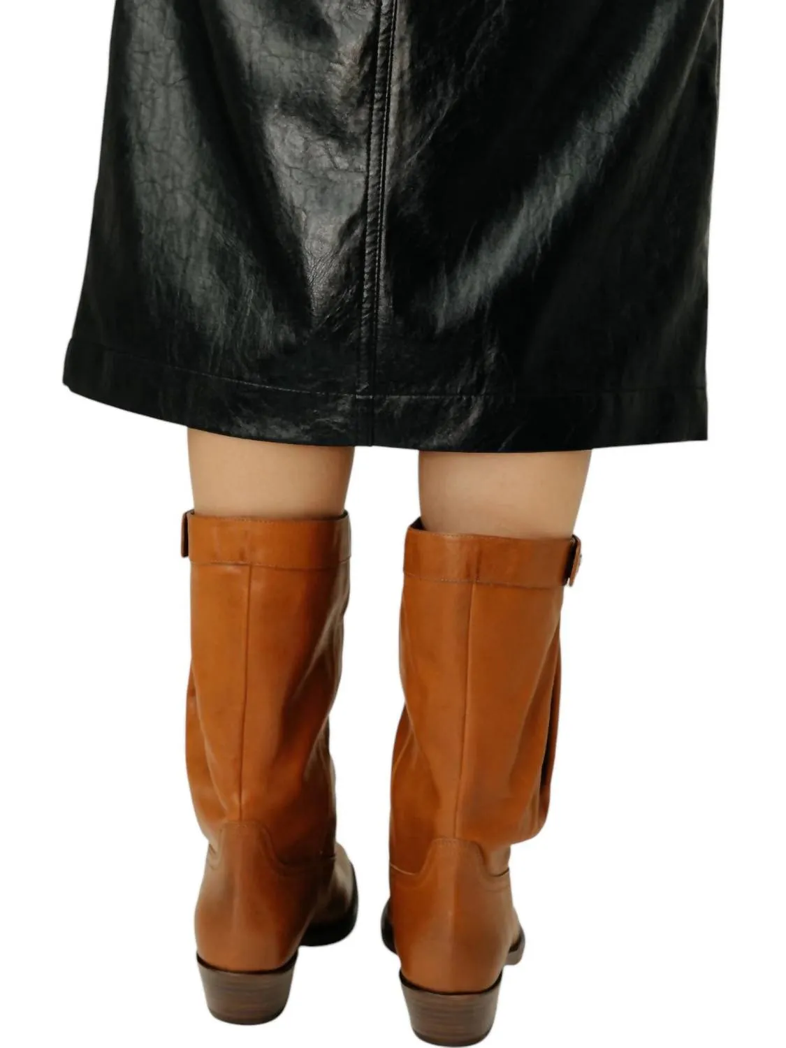 Women's Ademe Biker Boot In Havana