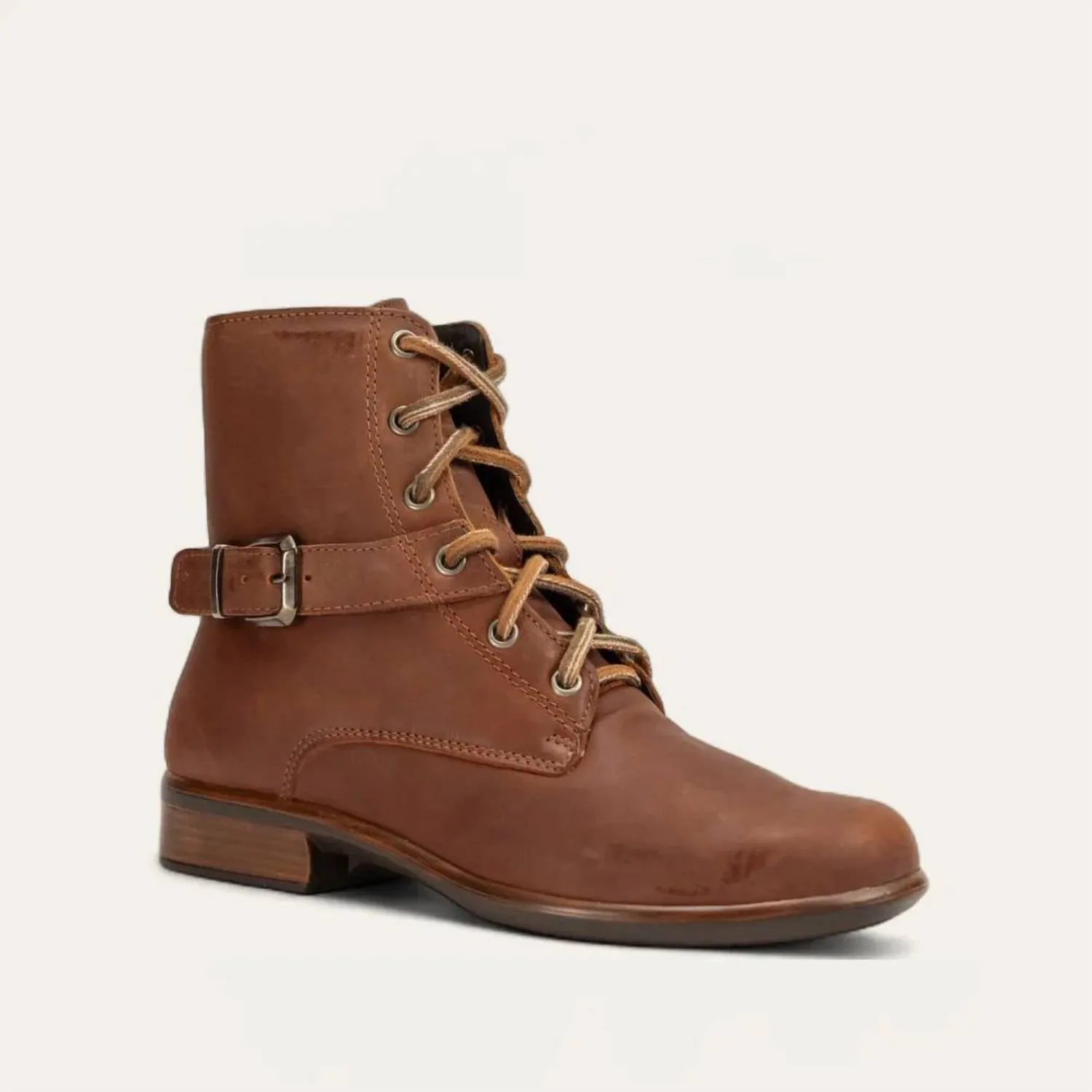 Women's Alize Bootie - Medium In Soft Cognac Leather