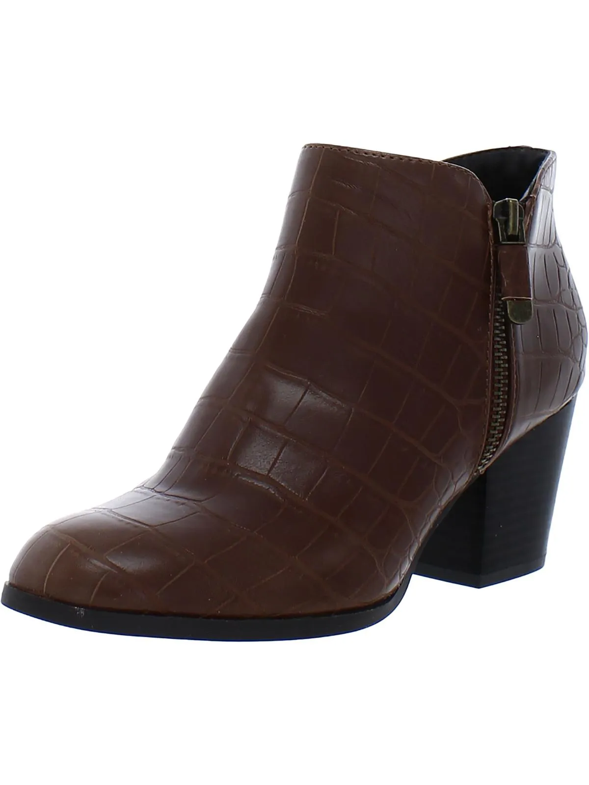 Womens Ankle Almond Toe Ankle Boots