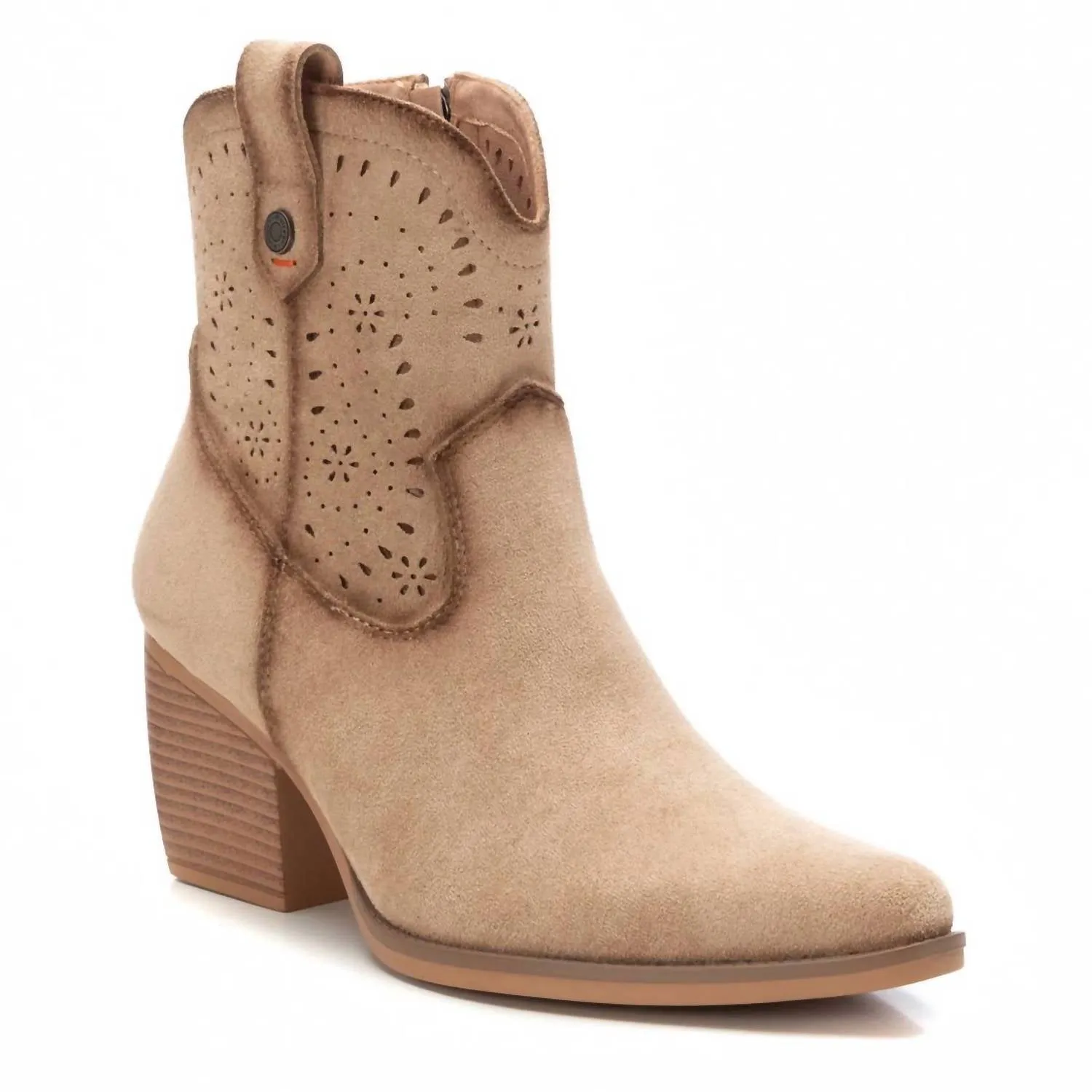 Women's Ankle Booties In Beige