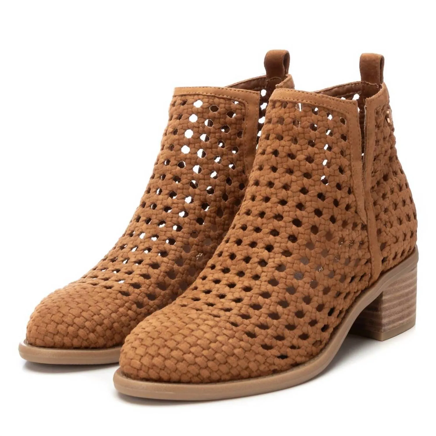 Women's Ankle Booties In Camel