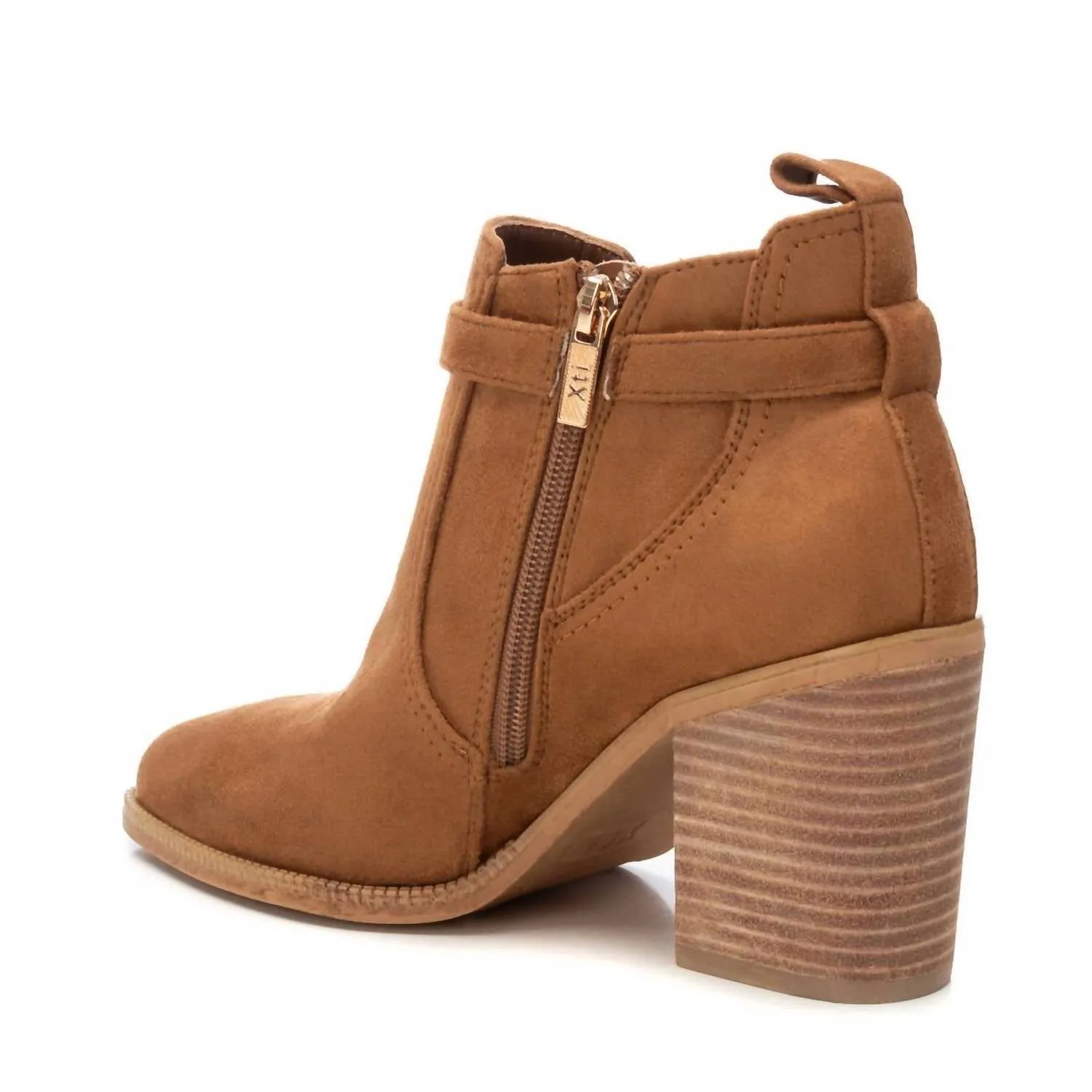 Women's Ankle Booties In Camel