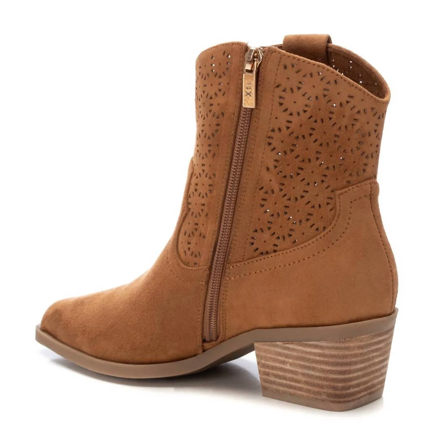 Women's Ankle Booties In Camel