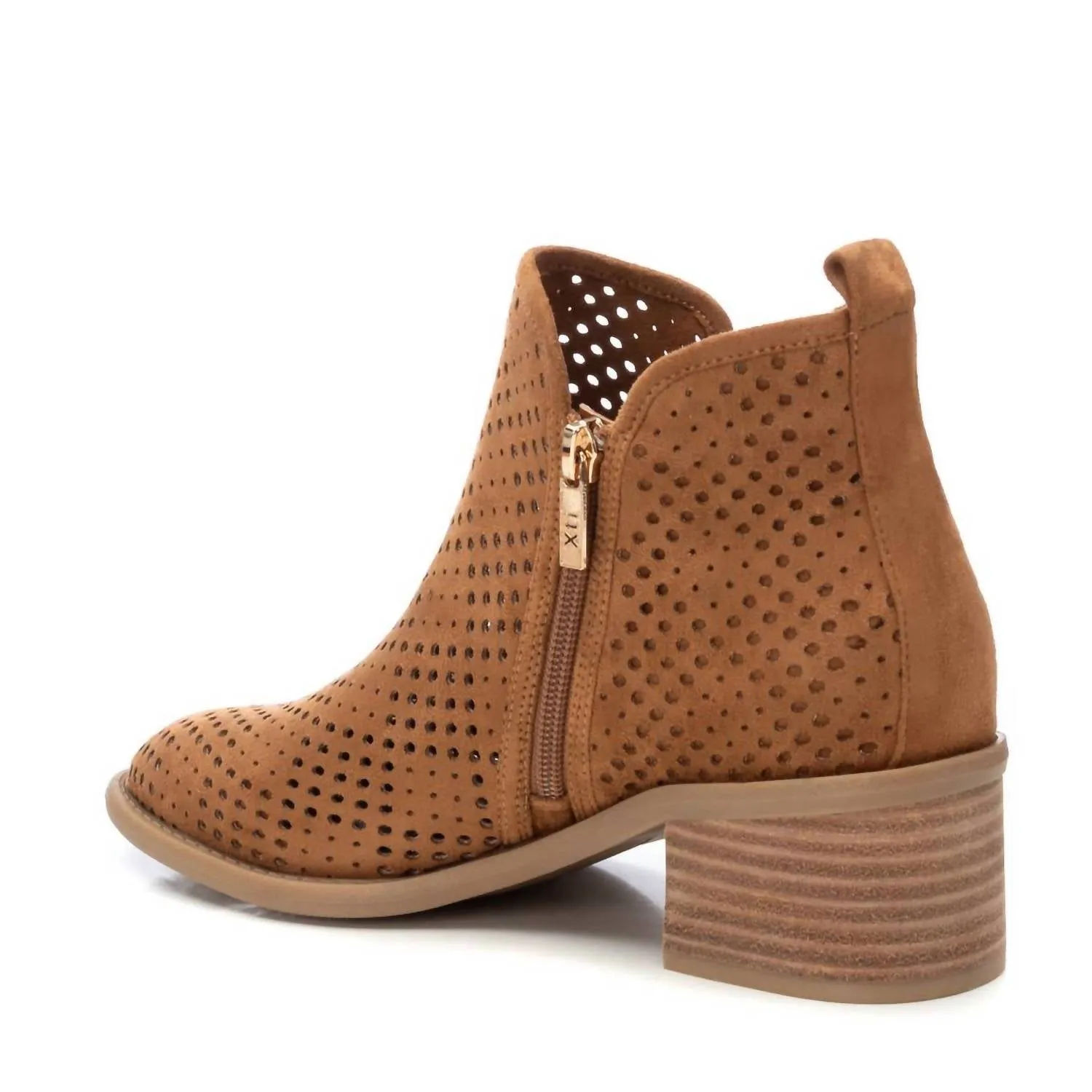 Women's Ankle Booties In Camel