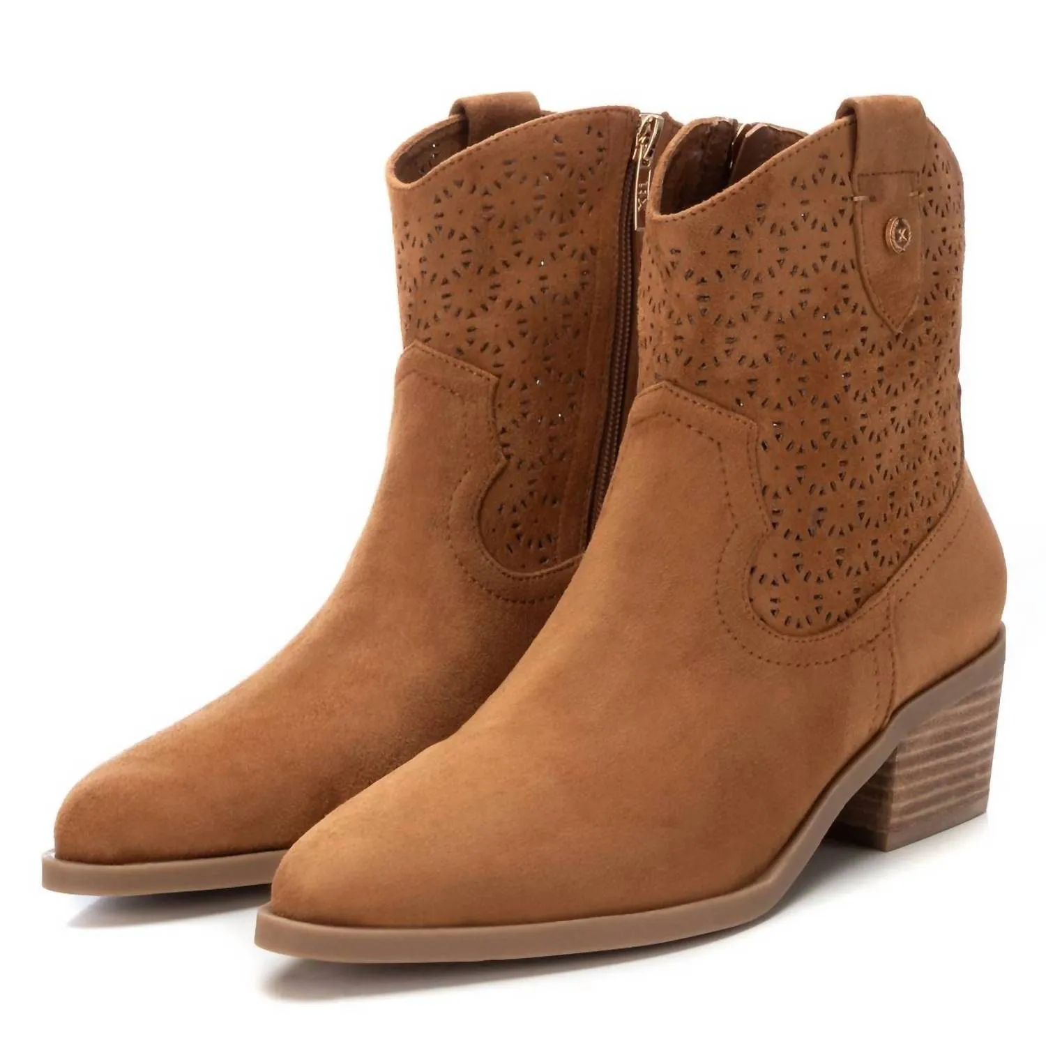 Women's Ankle Booties In Camel