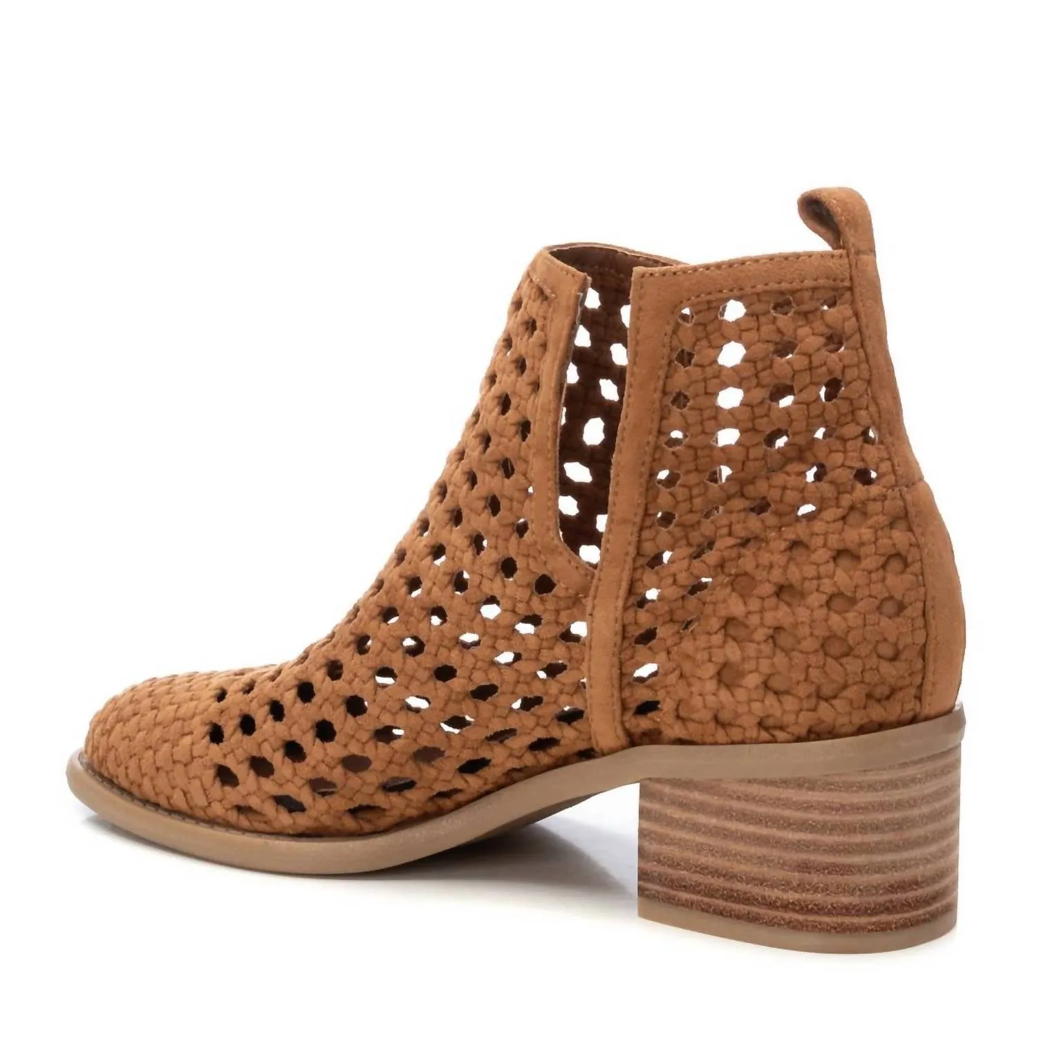 Women's Ankle Booties In Camel