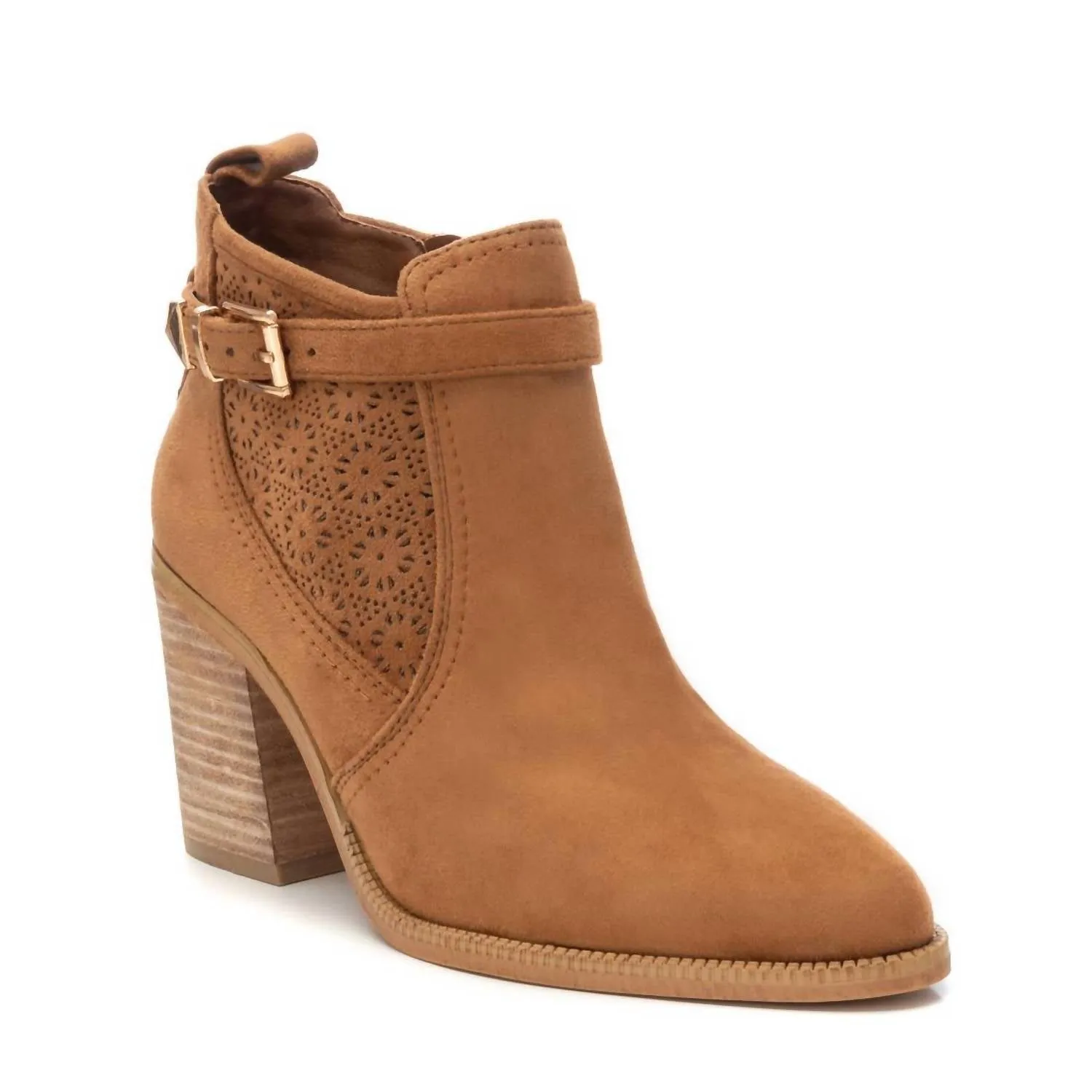 Women's Ankle Booties In Camel