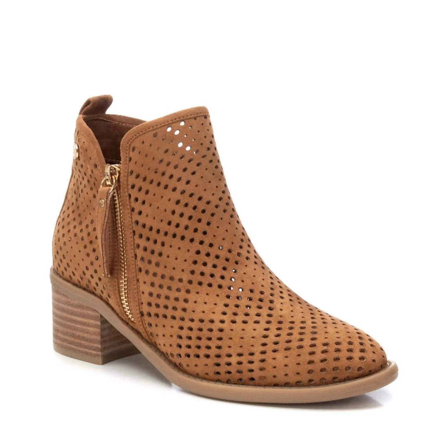 Women's Ankle Booties In Camel