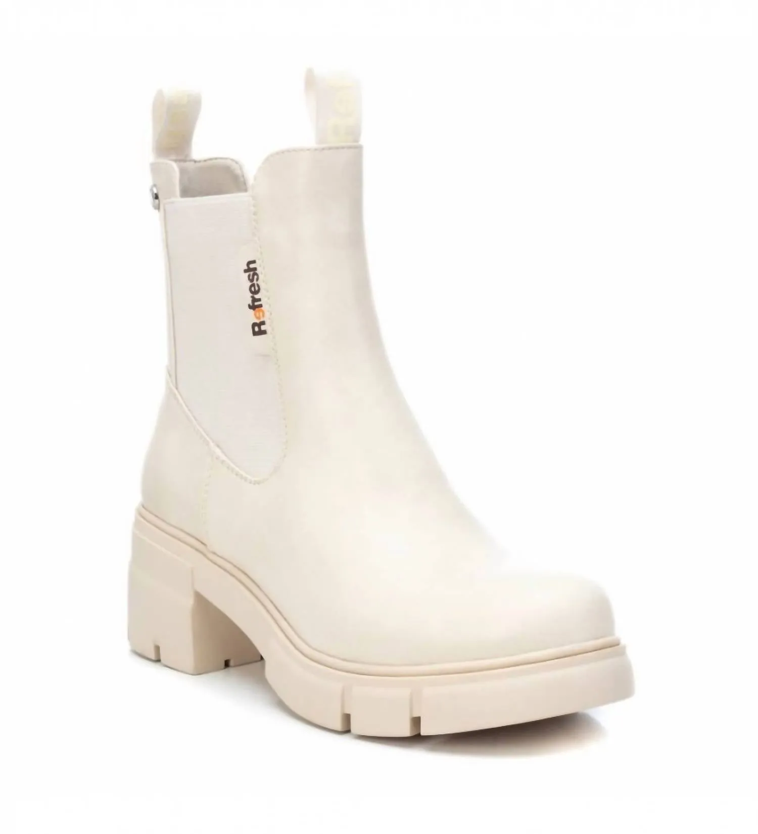 Women's Ankle Booties In Light Beige