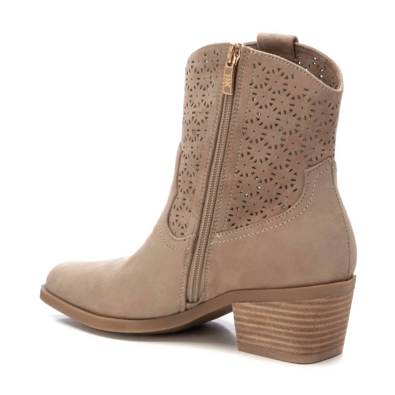 Women's Ankle Booties In Taupe