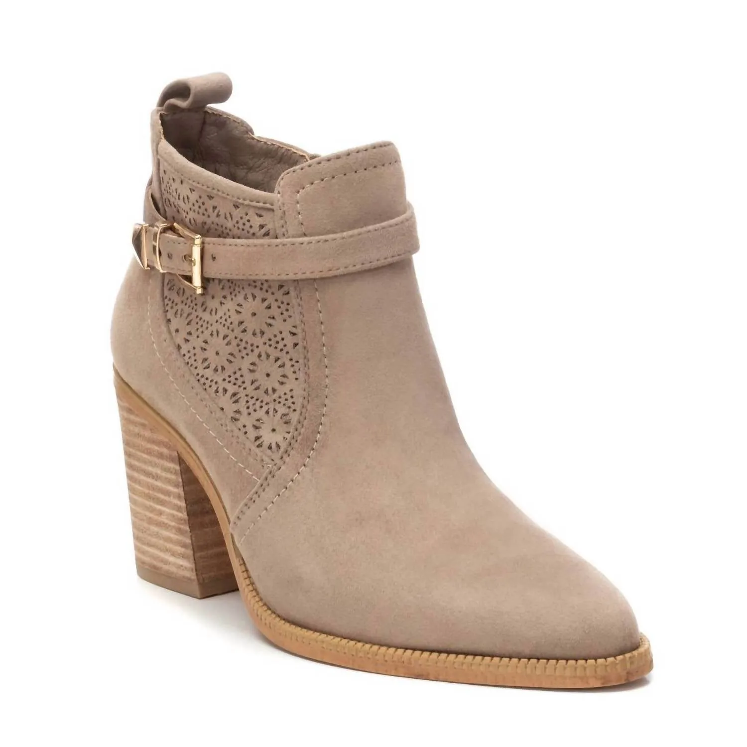 Women's Ankle Booties In Taupe