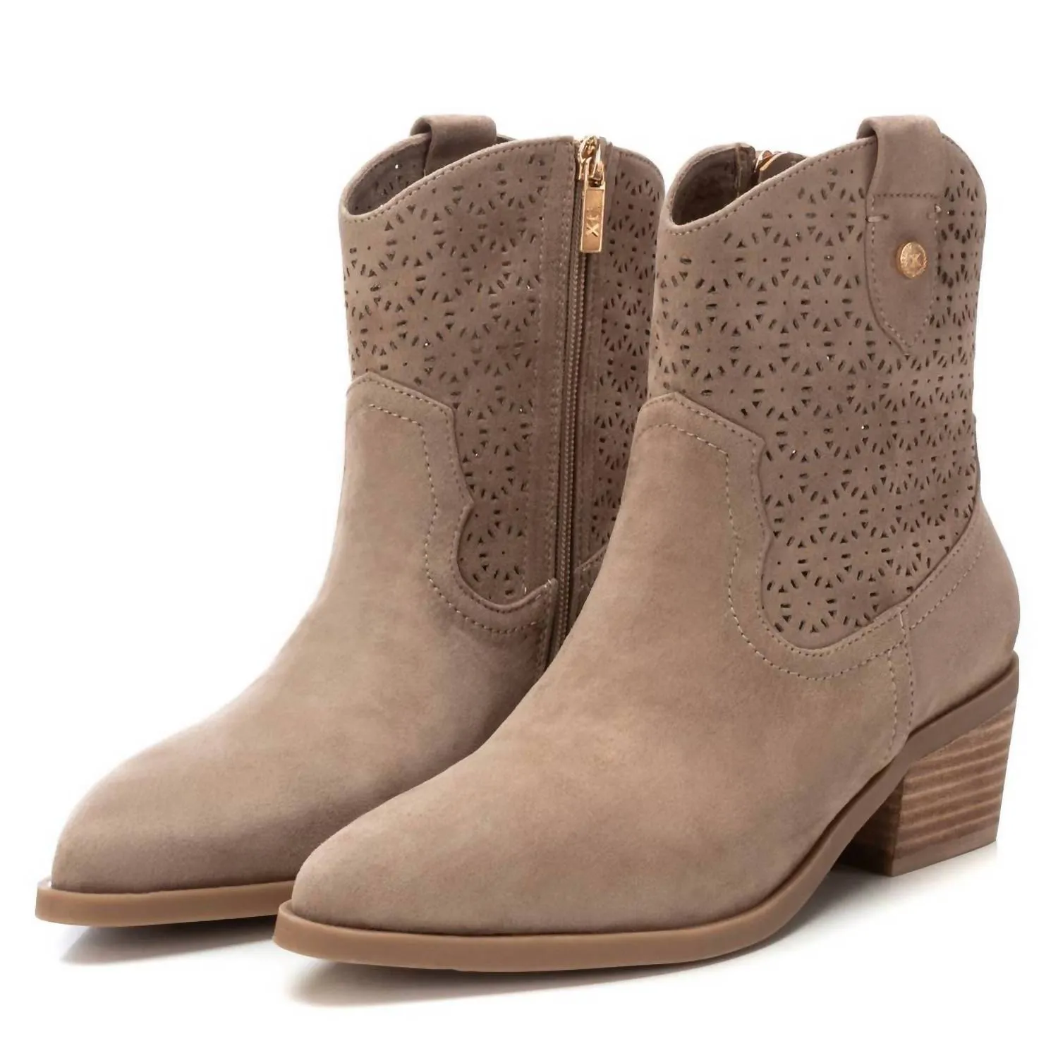 Women's Ankle Booties In Taupe