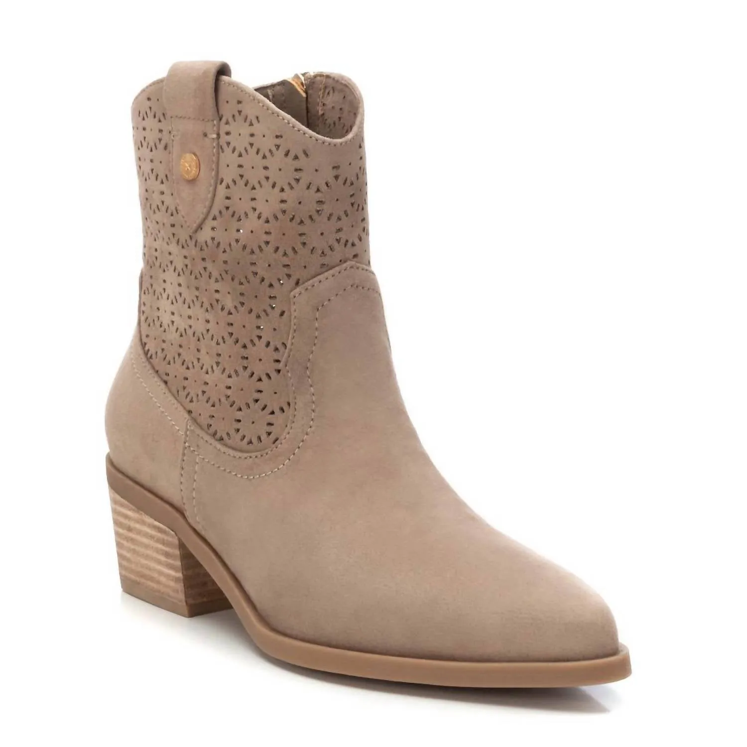 Women's Ankle Booties In Taupe