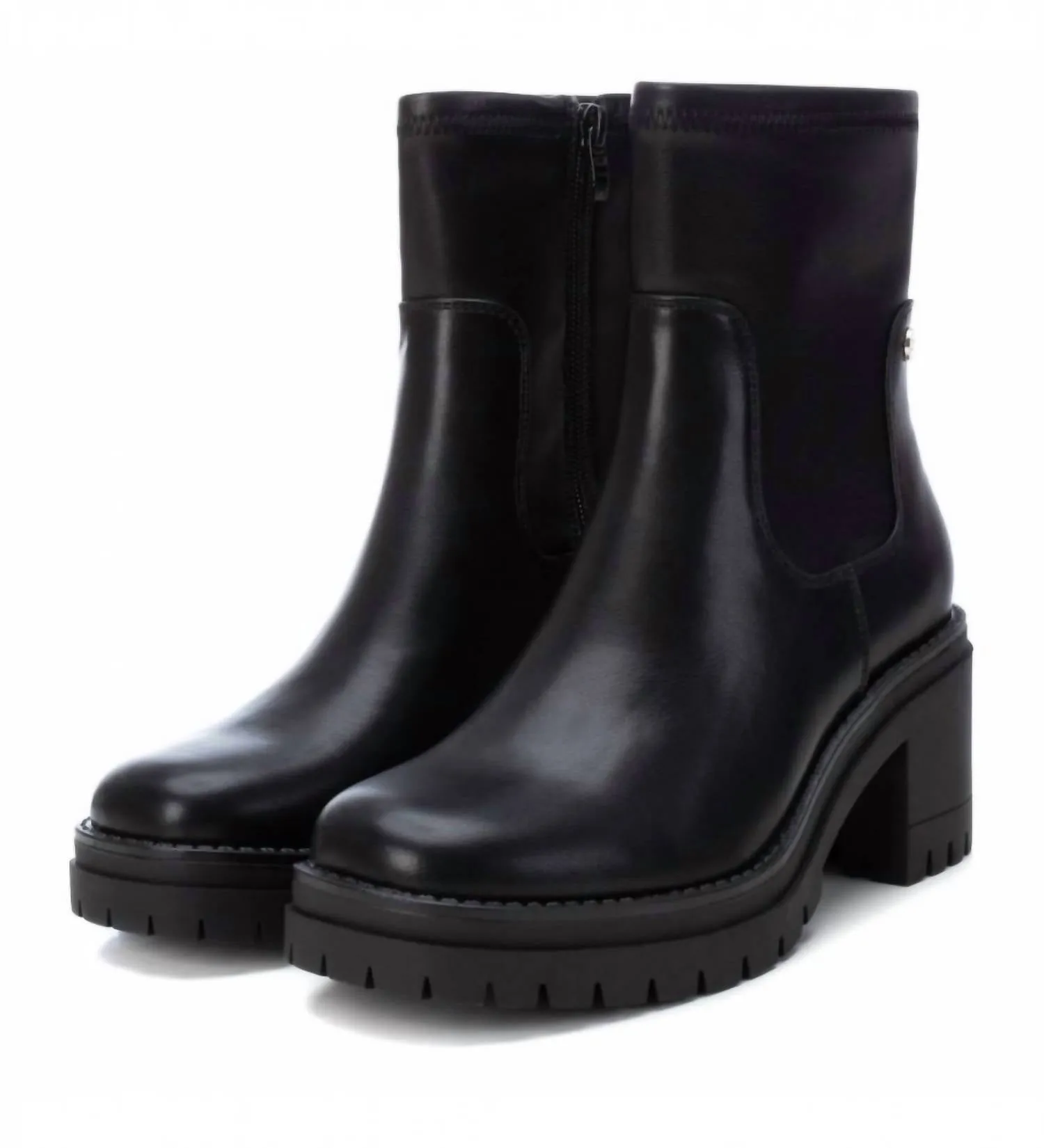 Women's Ankle Slip-On Booties In Black