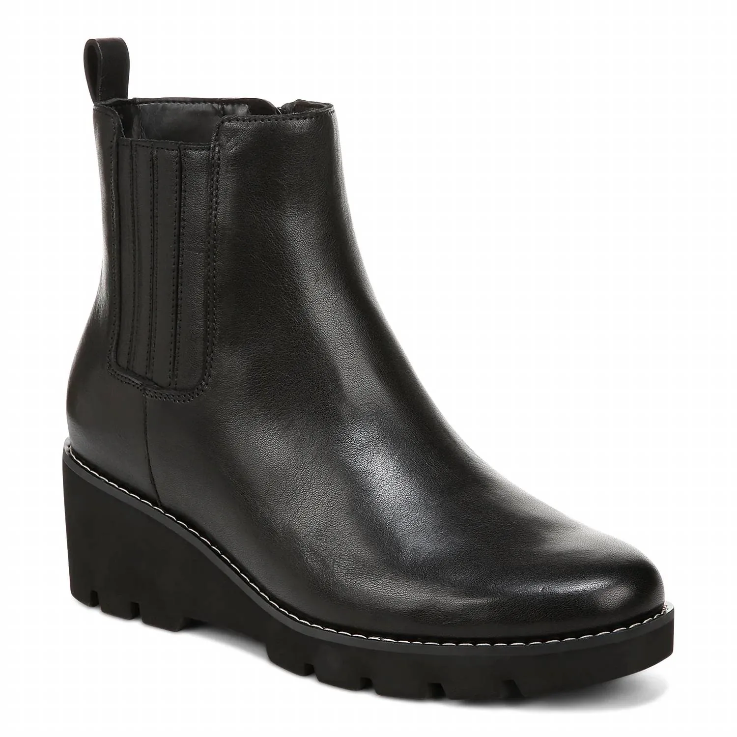 Women's Aria Wedge Ankle Boot In Black