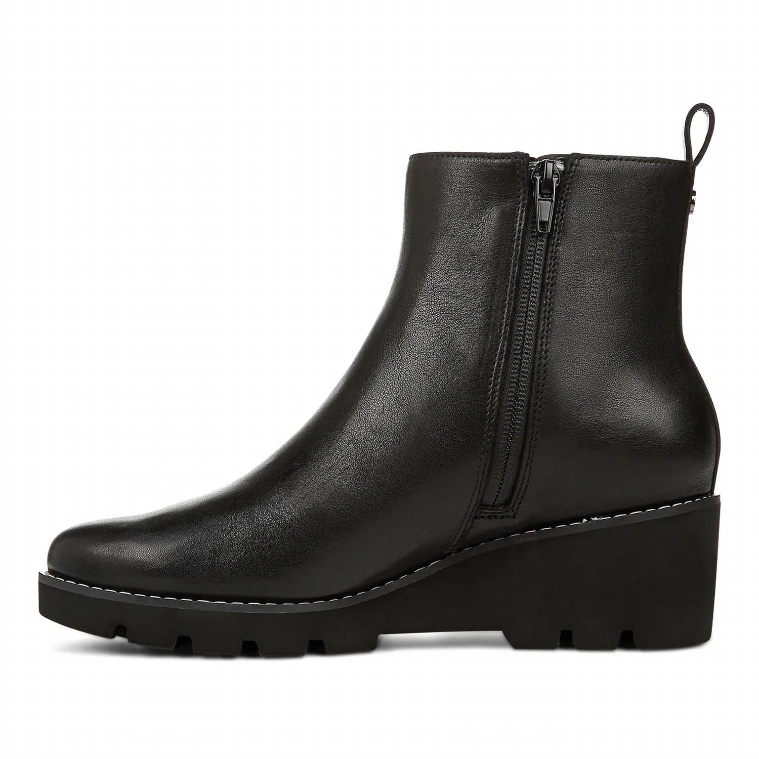 Women's Aria Wedge Ankle Boot In Black