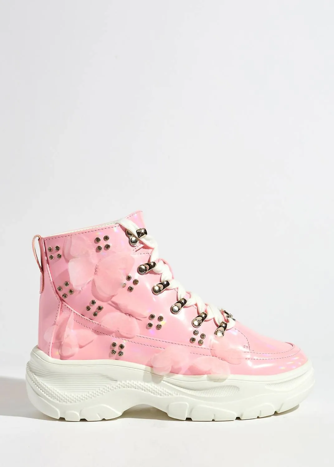Women's Ava Hiker Boots In Pink/white