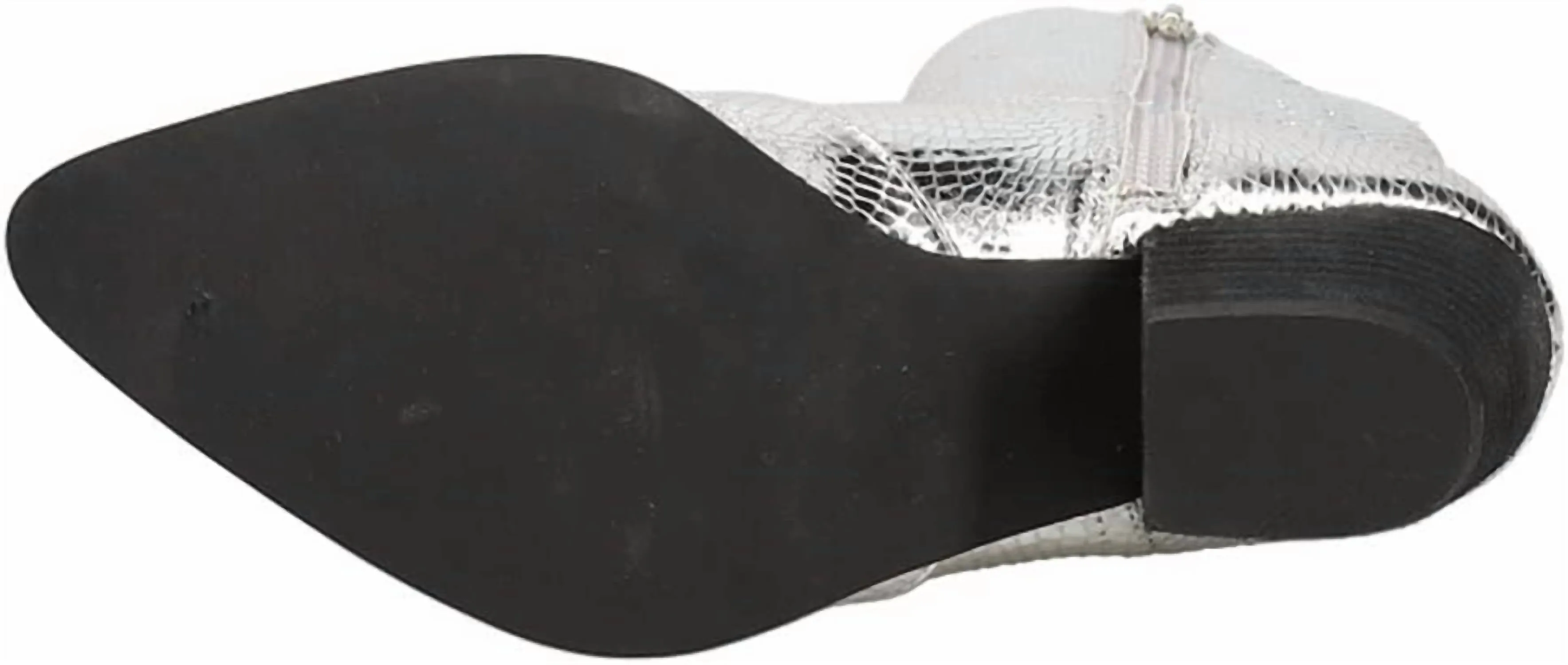 Women's Bambi Western Boots In Silver Snake