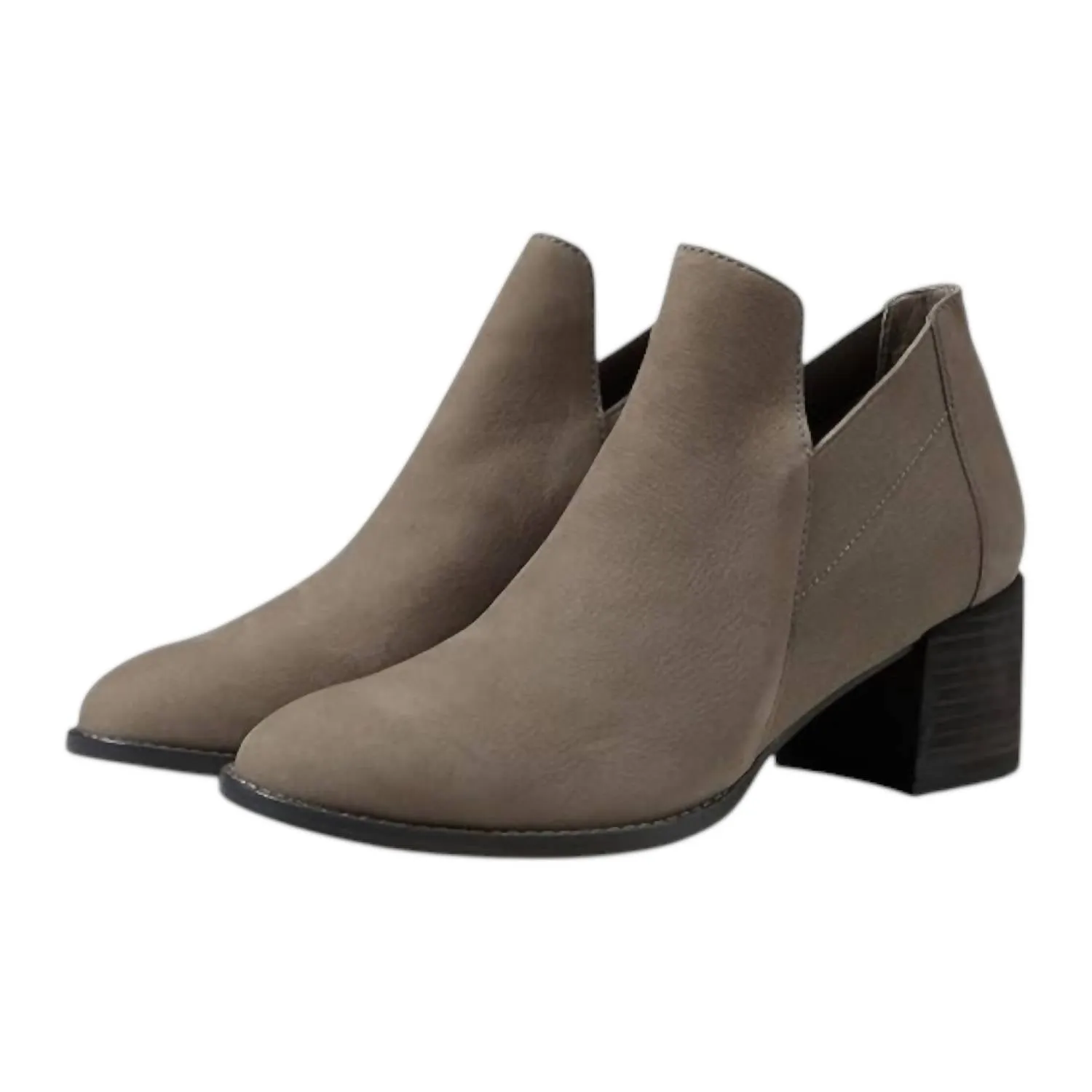 Women's Bayo Drizzle Booties In Drizzle Tumbled Nubuck